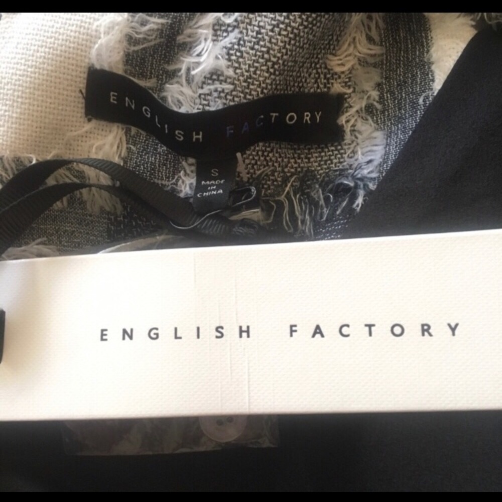 ENGLISH FACTORY SHIRT DRESS - Picture 2 of 3